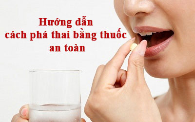 lưu ý phá thai bằng thuốc